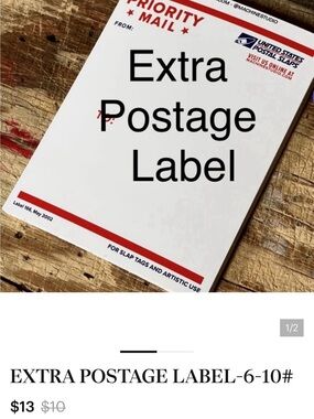 Postage for 6-10 Lbs